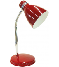 1950090-R FLEXO METALICO SOBREMESA ROJO E14 25W