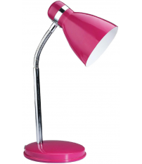 1950090-RO FLEXO METALICO SOBREMESA ROSA E14 25W