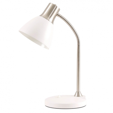 21351 FLEXO SOBREMESA BLANCO E27 EGER LEDESMA