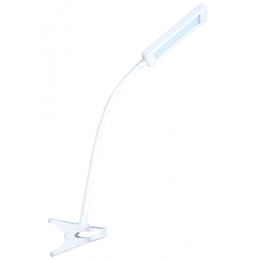82.073/B FLEXO LED PINZA ORIENTABLE BLANCO 6W 3200