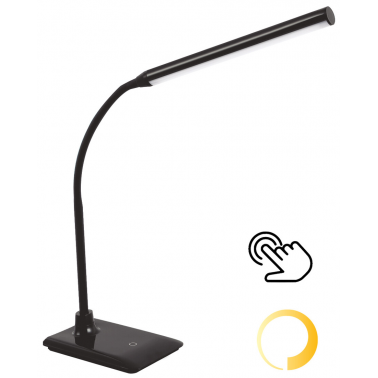 82.074/N FLEXO LED DE SOBREMESA REG NEGRO 6W
