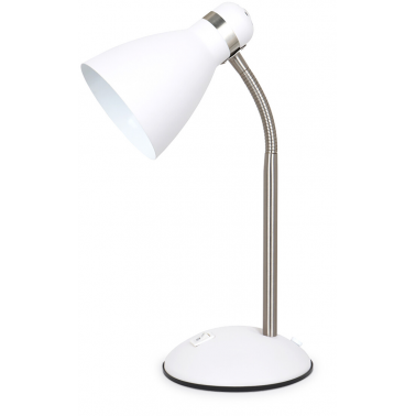 204200017 FLEXO SOBREMESA BLANCO 1xE27 NUBA GSC