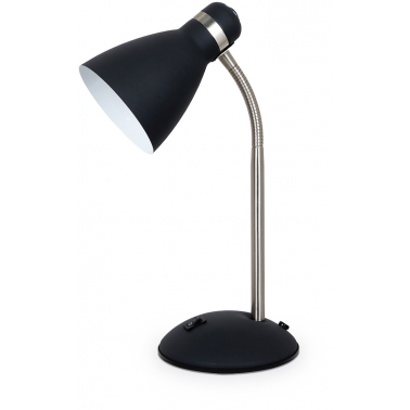 204200018 FLEXO SOBREMESA NEGRO 1xE27 NUBA GSC