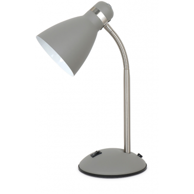204200019 FLEXO SOBREMESA GRIS 1xE27 NUBA GSC