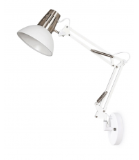 204200027 FLEXO DE PARED BLANCO 1xE27 ZULU GSC