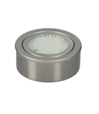 200400008 ARO LED NIQUEL REDONDO EMP/SUP 3W 3000K DANBI GSC