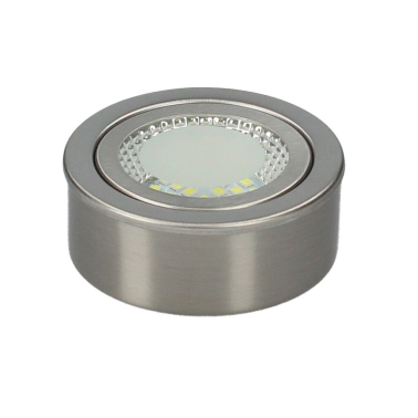 200400008 ARO LED NIQUEL REDONDO EMP/SUP 3W 3000K DANBI GSC