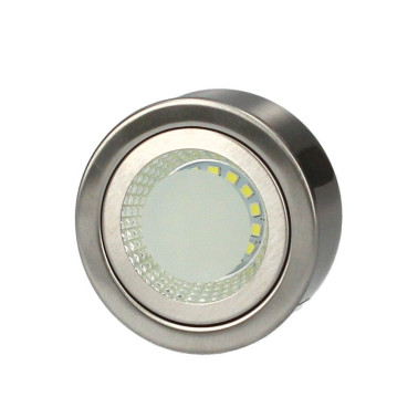 200400008 ARO LED NIQUEL REDONDO EMP/SUP 3W 3000K DANBI GSC