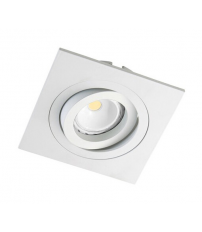 10042 ARO CUADRADO BLANCO BASCULANTE GU10 JUERIC