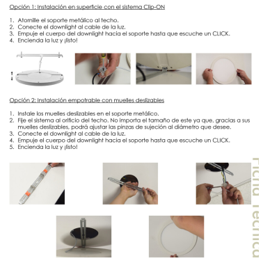 67668 DOWNLIGHT LED RED EMP/SUP 12W 3000K BLANCO