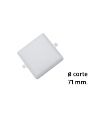 67029 DOWNLIGHT LED CUAD EMP S/MARCO 9W 6000K ALG