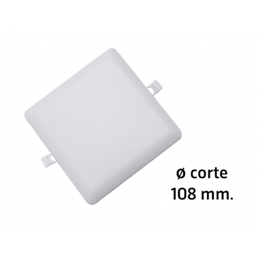 67031 DOWNLIGHT LED CUAD EMP S/MARCO 18W 6000K ALG