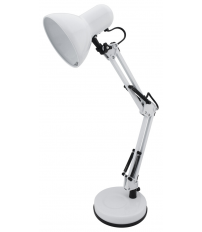 1900423 FLEXO SOBREMESA E27 BLANCO ARTICULADO