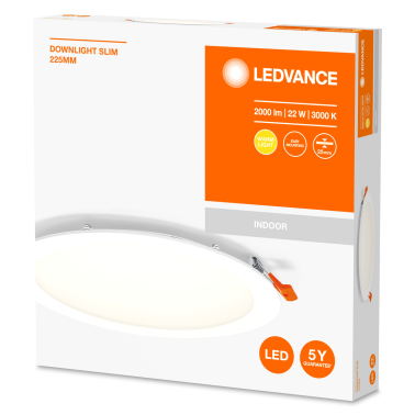 573093 DOWNLIGHT LED REDONDO EMP 22W 3000K LEDVANCE