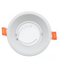 2803058 ARO BASCULANTE REDONDO IP20 GU10 BLANCO F-LINE
