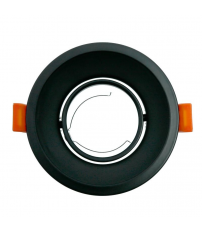 2803058N ARO BASCULANTE REDONDO IP20 GU10 NEGRO F-LINE