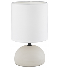 50351025 LAMPARA SOBREMESA LUCI E14 BEIGE TRIO