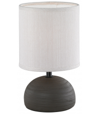 50351026 LAMPARA SOBREMESA LUCI E14 MARRON TRIO