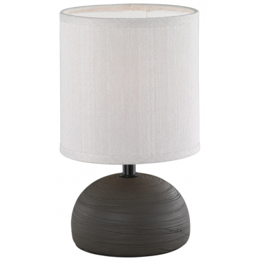 50351026 LAMPARA SOBREMESA LUCI E14 MARRON TRIO
