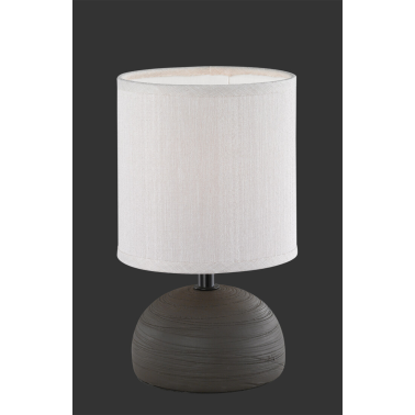 50351026 LAMPARA SOBREMESA LUCI E14 MARRON TRIO