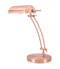 1950932-RO LAMPARA SOBREMESA TIPO BANQUERO E27 ROSA