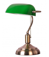 159471006 LAMPARA SOBREMESA VERDE ABOGADO 1xE27 FABRILAMP
