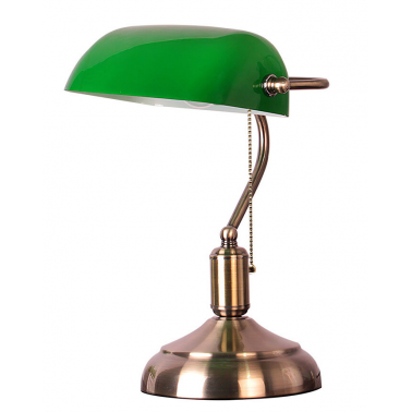 159471006 LAMPARA SOBREMESA VERDE ABOGADO 1xE27 FABRILAMP