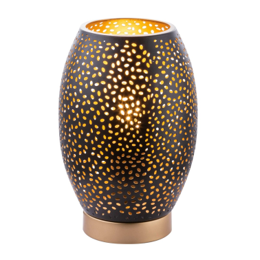 24002S LAMPARA SOBREMESA METAL ORO 1XE27 40W  NARRI GLOBO