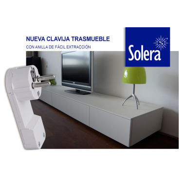 CTM1 CLAVIJA AEREA ULTRAFINA TTL P/MUEBLE BLANCA