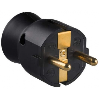 050177 CLAVIJA AEREA TTL 16A 250V NEGRA LEGRAND