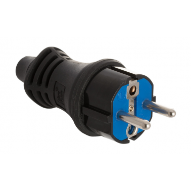 5706C CLAVIJA DE CAUCHO NEGRA IP44 16A 250V SOLERA