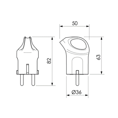 6566AN CLAVIJA CON ASA NEGRA SOLERA