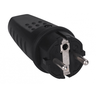 102015000 CLAVIJA IMPERMEABLE NEGRA 16A IP44 250V GSC