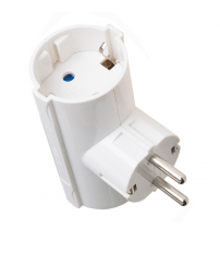 986U ADAPTADOR DOBLE TTL 250V SOLERA UNITARIA