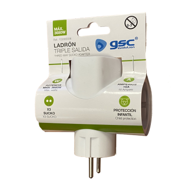 103000006 CLAVIJA TRIPLE TTL 16A GSC
