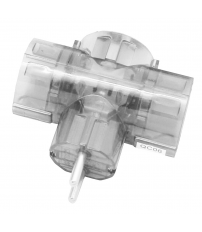 1101069-T/B CLAVIJA TRIPLE TTL 16A TRANSPARENTE
