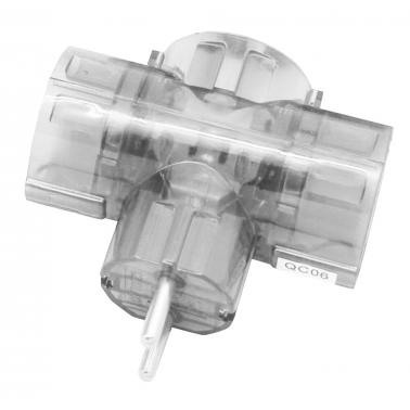 1101069-T/B CLAVIJA TRIPLE TTL 16A TRANSPARENTE
