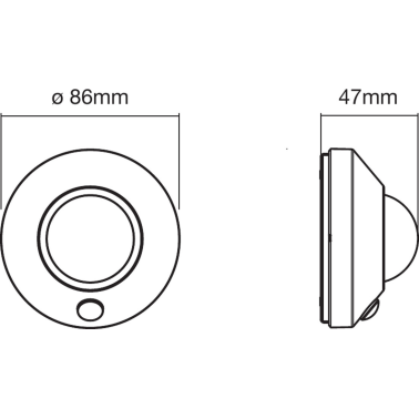 270886 LUZ DE NOCHE NIGHTLUX CEILING 1,7W LEDVANCE