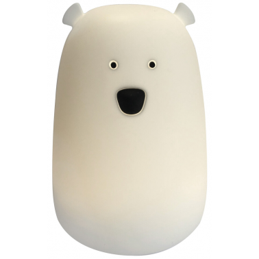 2400613-BL LUZ NOCHE SILICONA LED OSO BLANCO