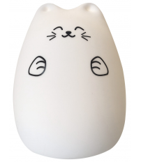 2400614 LUZ NOCHE SILICONA LED GATO