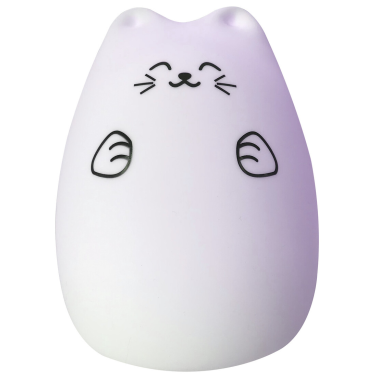 2400614 LUZ NOCHE SILICONA LED GATO