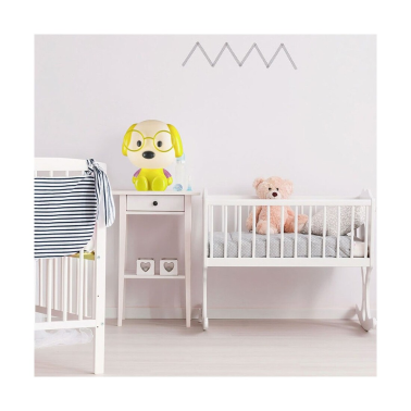 05-004-14-130 LUZ NOCHE INFANTIL PERRO AMARILLA 1xE14 CRISTAL RECORD