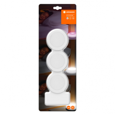575639 3ud LUZ DE NOCHE RGB 0,2W DOT-IT NURSERY + MANDO LEDVANCE