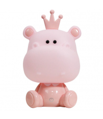 073/LR LUZ NOCHE INFANTIL LED HIPOPOTAMO ROSA 4000K 55Lm IP20 ONLI