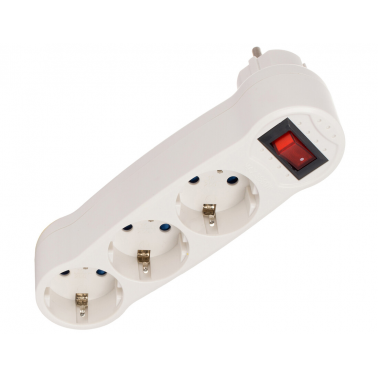 V1302 MULTICONECTOR TRIPLE CON INTERRUPTOR SOLERA