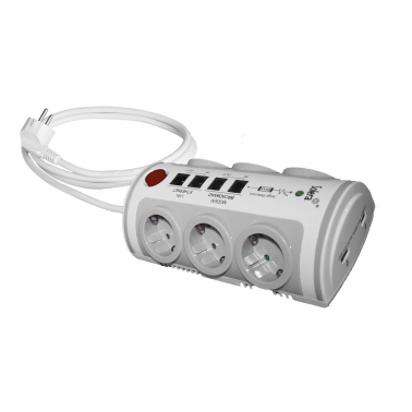 V1051 BASE 2T + 2 RJ11 + 2 RJ45 + 2 USB C/CABLE SA