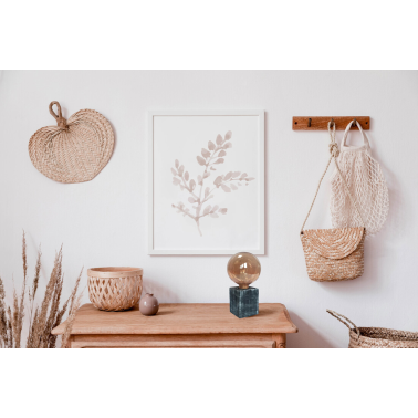 1900802 BASE SOBREMESA CEMENTO NEGRA E27 F-BRIGHT