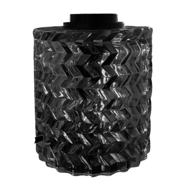 1900701-CR BASE DE SOBREMESA CRISTAL CROMADO E27