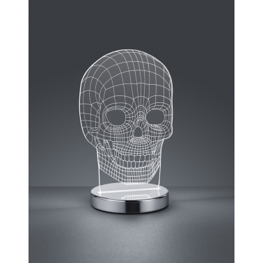 R52461106 LAMPARA SOBREMESA CALAVERA 7W REG TRIO