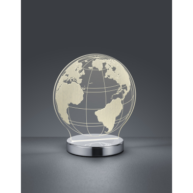 R52481106 LAMPARA SOBREMESA MAPAMUNDI 7W REG TRIO